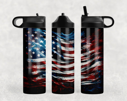 American Flag Water Bottle - 315