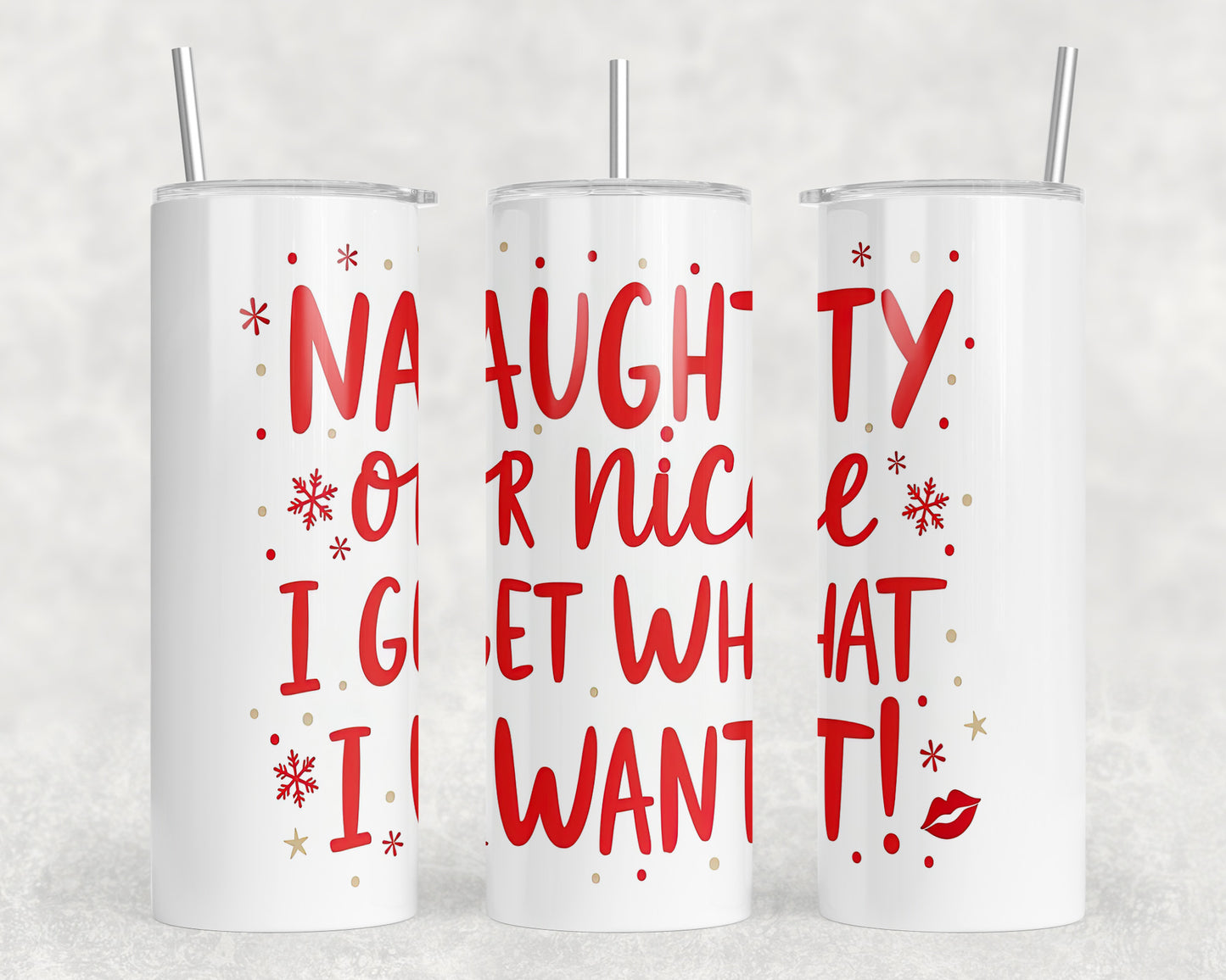 Funny Christmas 20oz Skinny Tumbler - 317