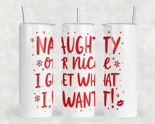 Funny Christmas 20oz Skinny Tumbler - 317