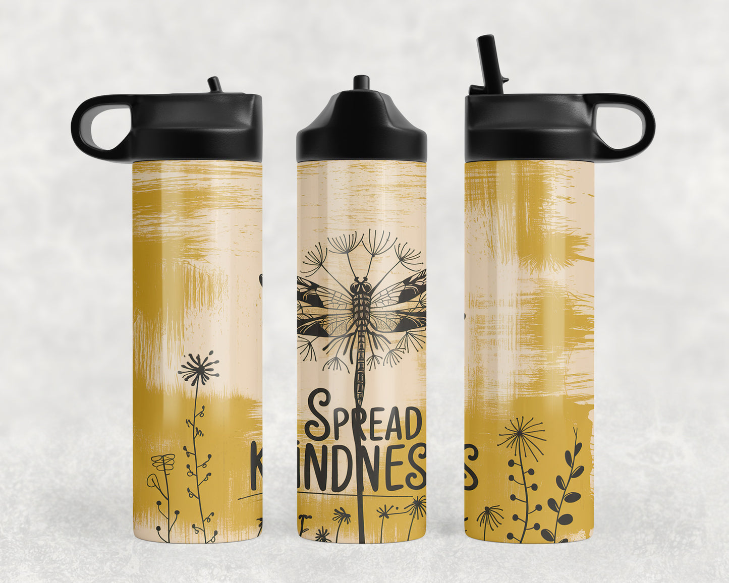 Spread Kindness Dandelion Water Bottle - 328