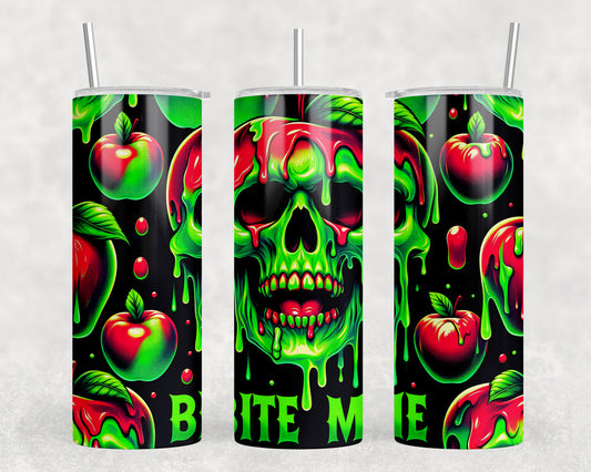 Poison Apple Skull 20oz Skinny Tumbler - 331