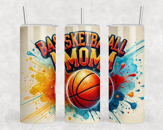 Basketball Mom 20oz Skinny Tumbler - 337