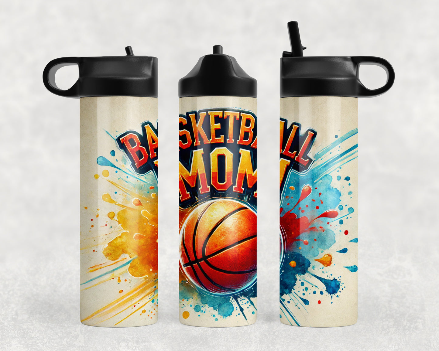 Basketball Mom Water Bottle - 337