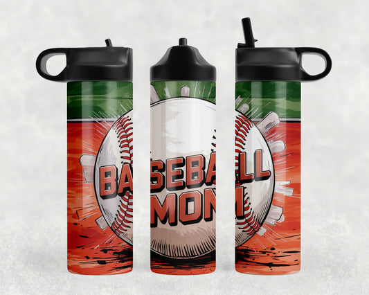 Baseball Mom Water Bottle - 339