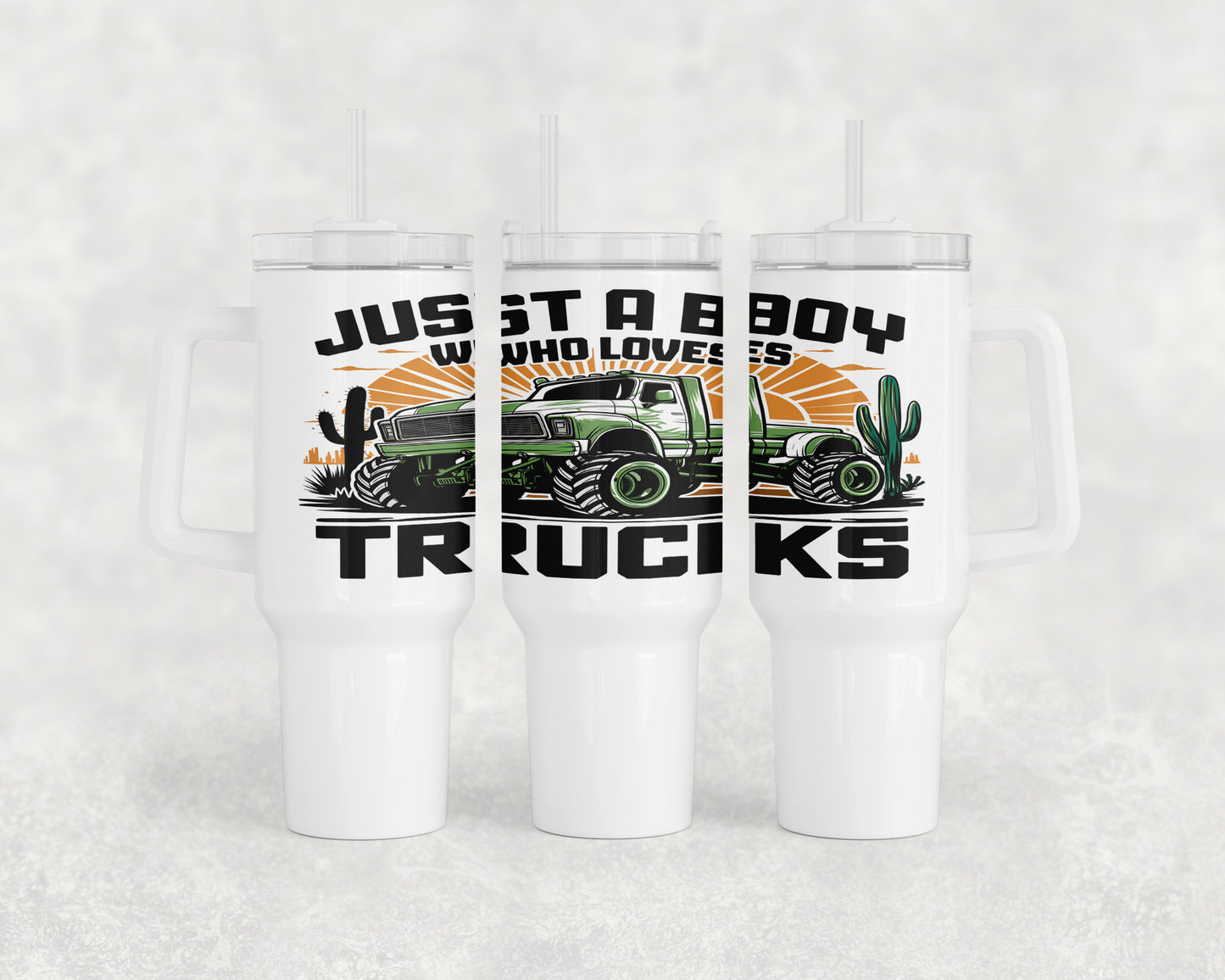 Monster Truck 40oz Tumbler - 340