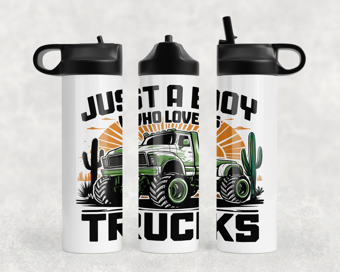 Monster Truck Water Bottle - 340