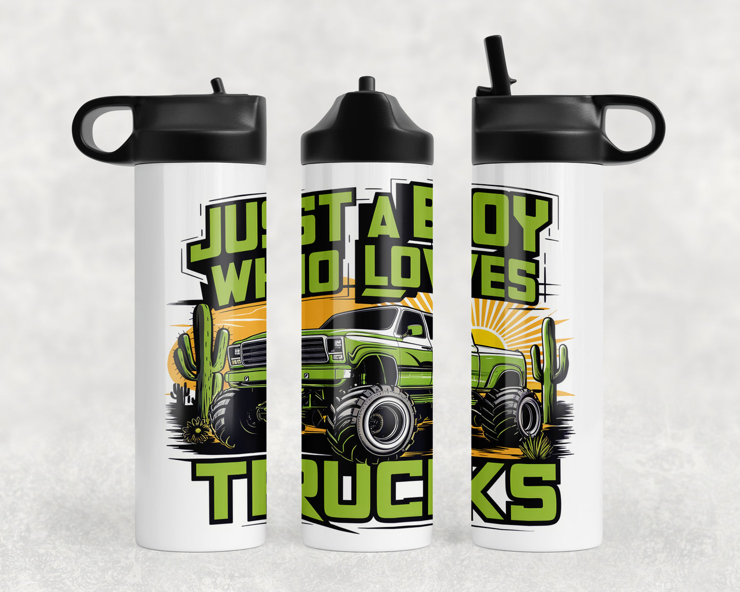 Monster Truck Water Bottle - 342