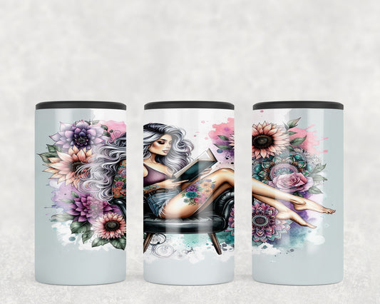 Tattoo Girl 5-in-1 Can Hugger Tumbler - 344