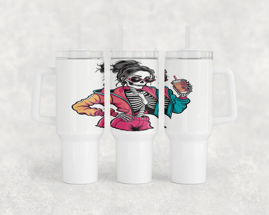 Skeleton 40oz Tumbler - 347