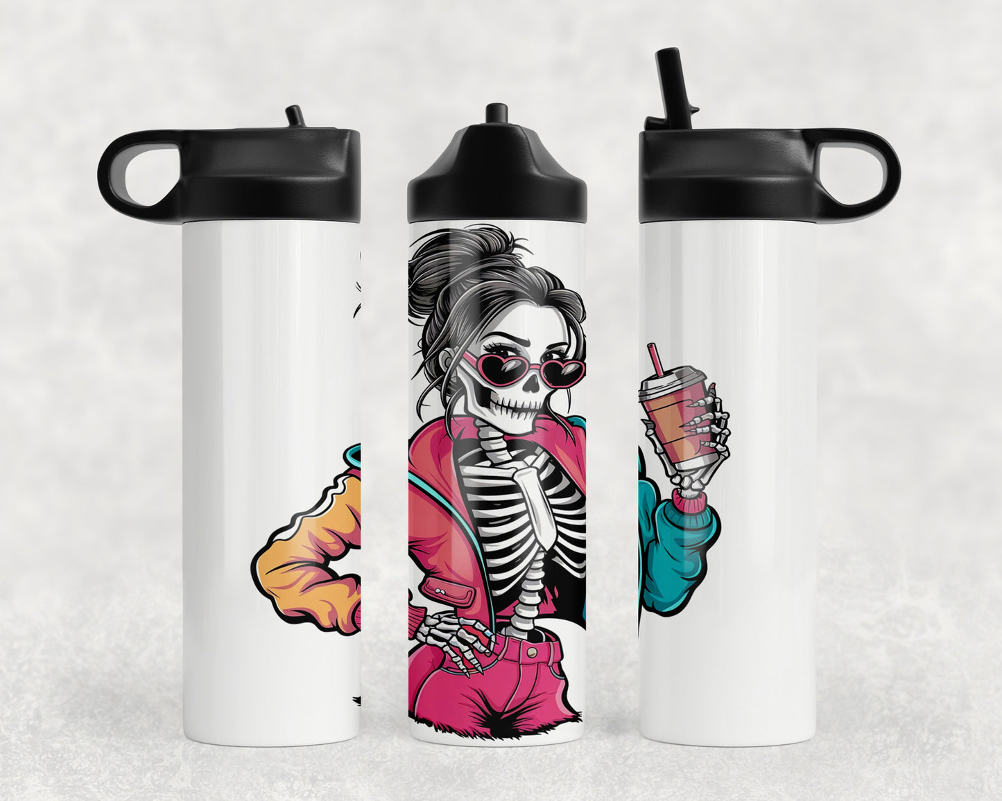 Skeleton Water Bottle - 347