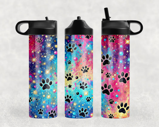 Paw Prints Water Bottle - 348