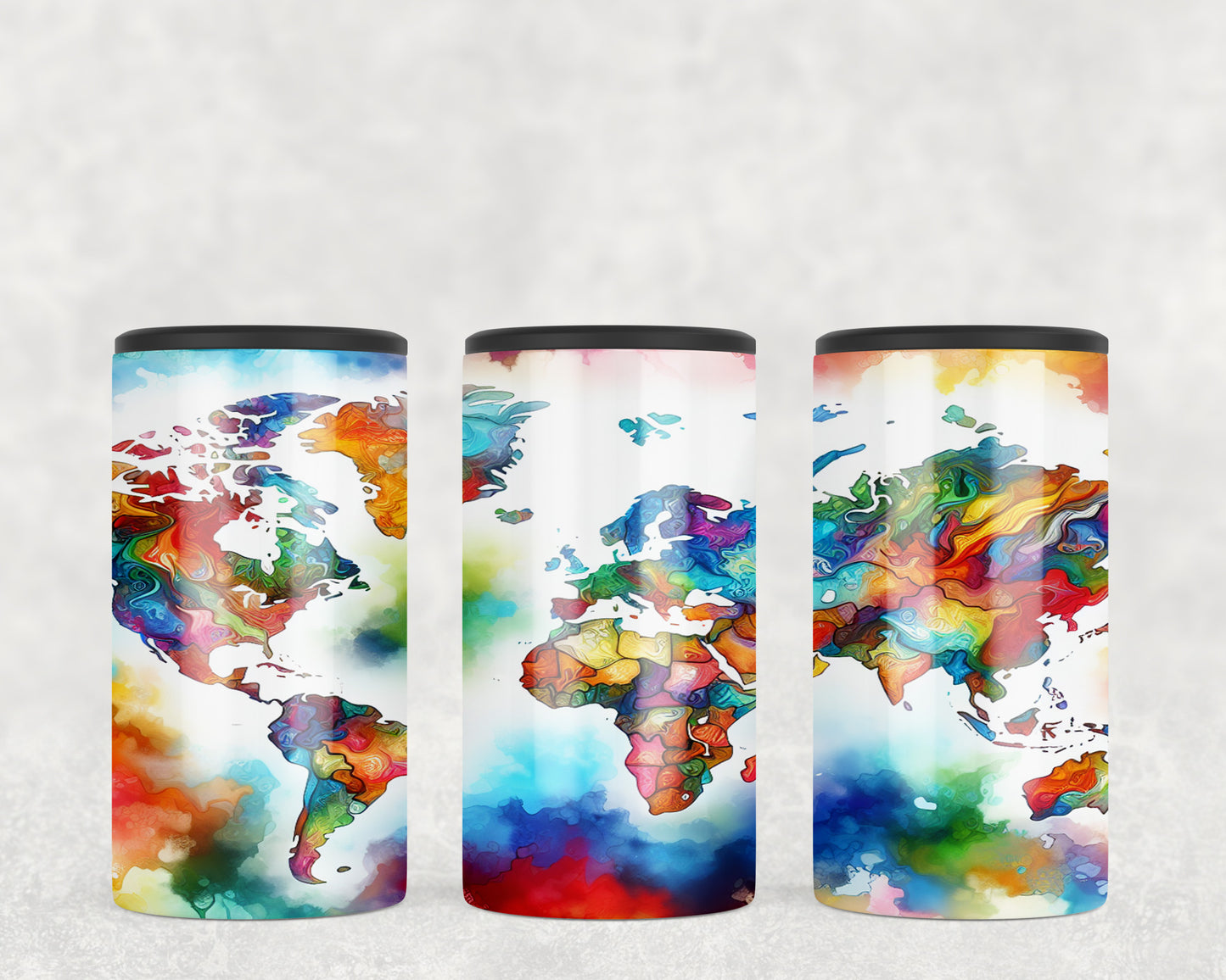 World Map 5-in-1 Can Hugger Tumbler - 352