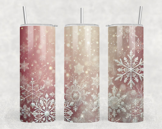 Snowflakes 20oz Skinny Tumbler - 355