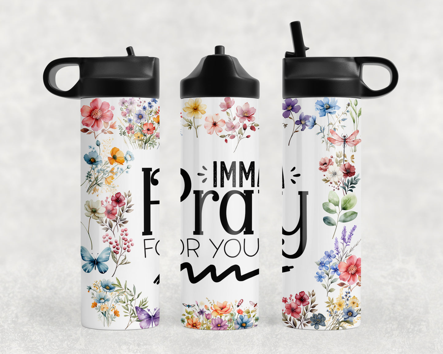 Funny Pray  Water Bottle - 365