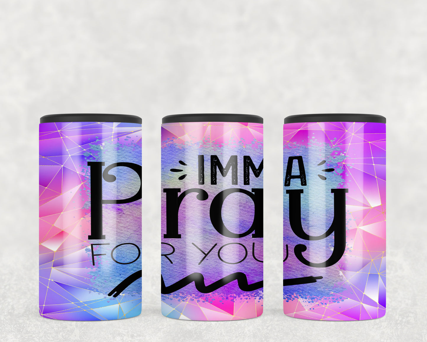 Funny Pray  5-in-1 Can Hugger Tumbler - 367