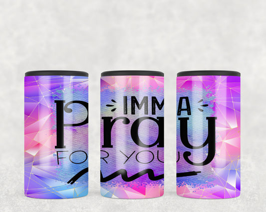 Funny Pray  5-in-1 Can Hugger Tumbler - 367