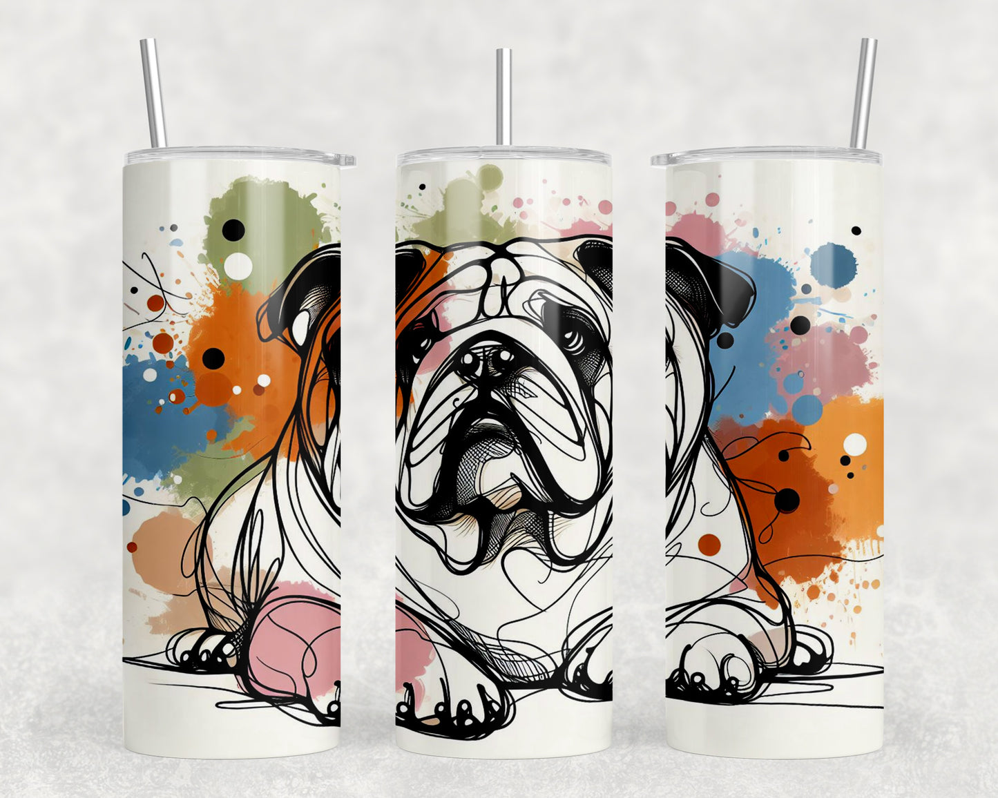 Bulldog 20oz Skinny Tumbler - 373