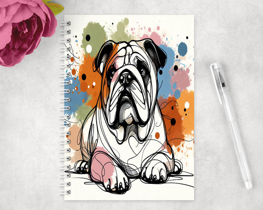 Bulldog Spiral Lined A5 Journal - 373