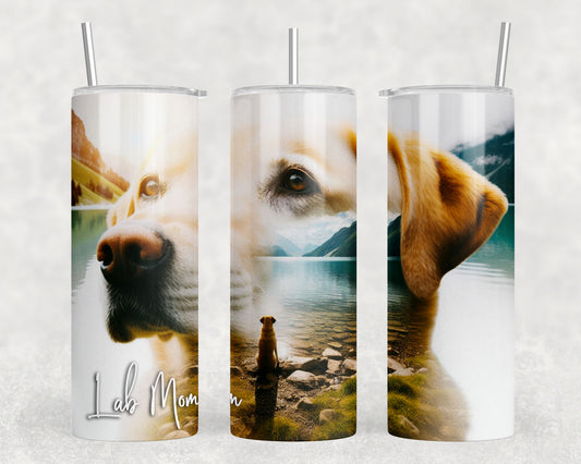 Labrador Dog 20oz Skinny Tumbler - 377