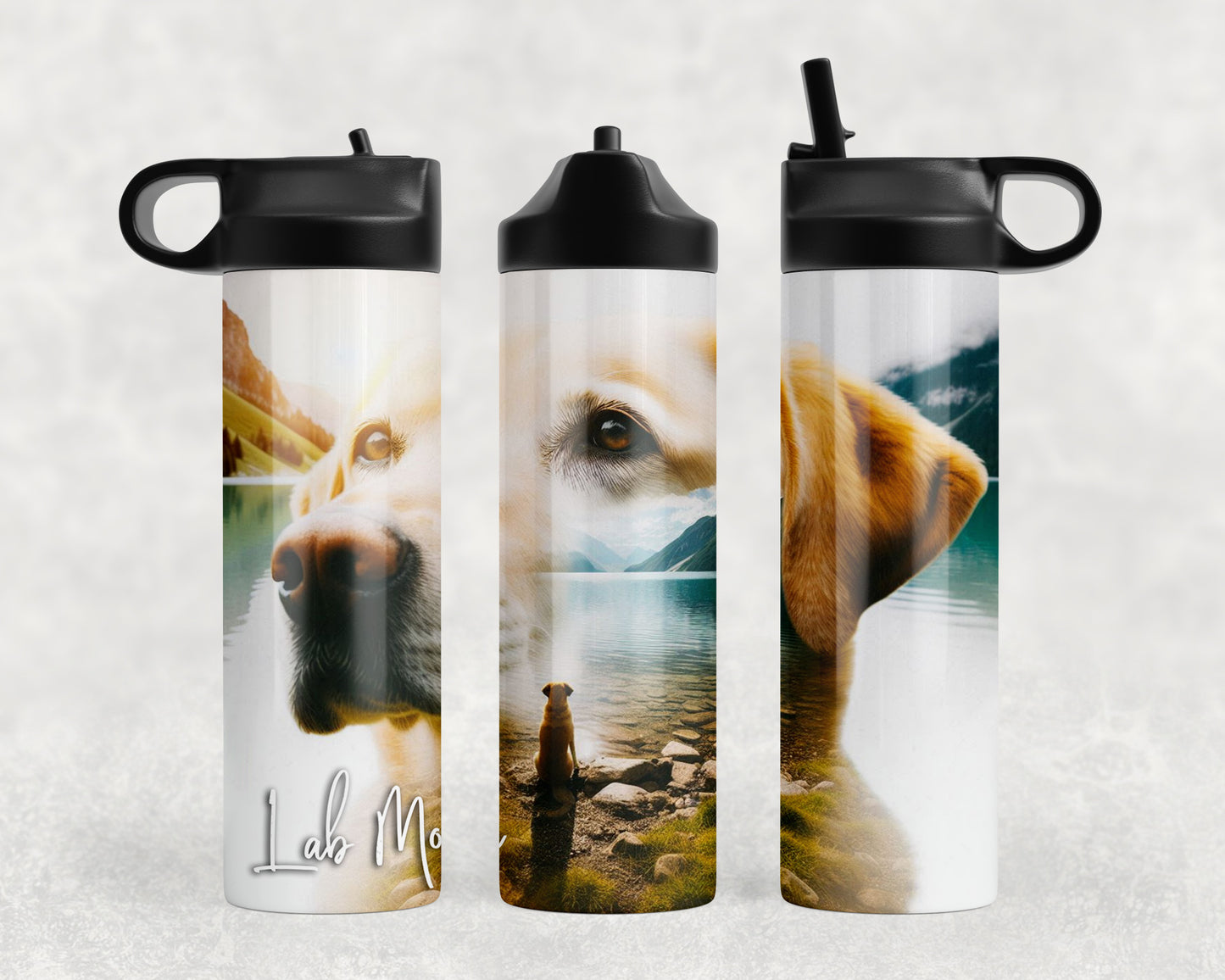 Labrador Dog Water Bottle - 377