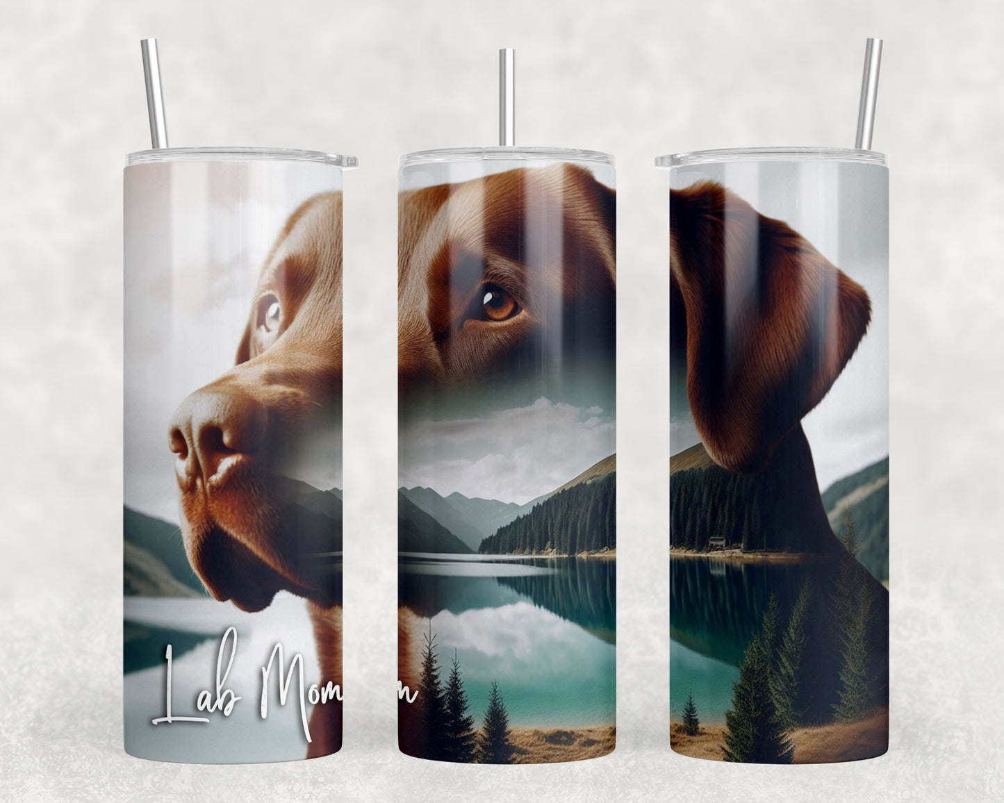 Labrador Dog 20oz Skinny Tumbler - 378