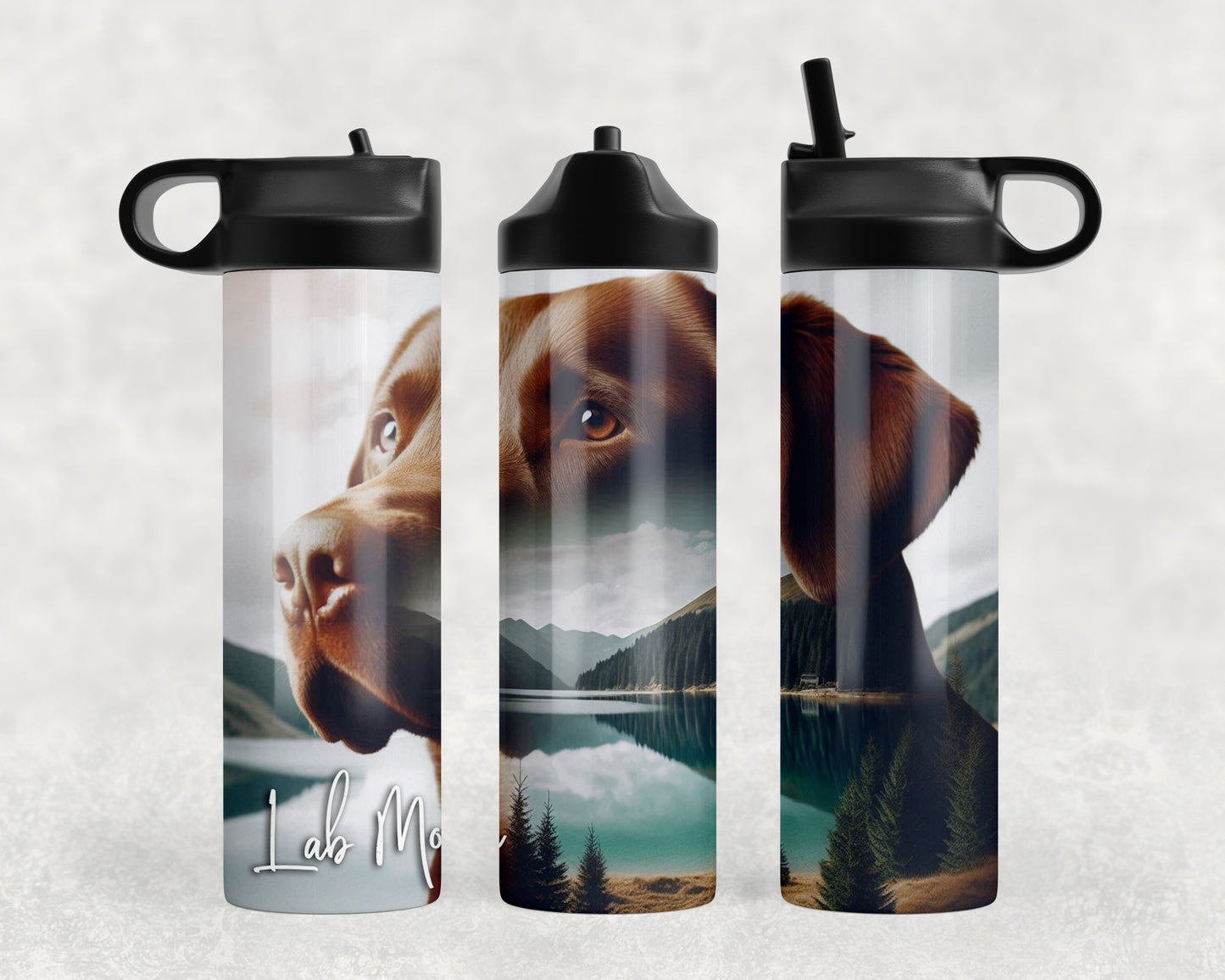 Labrador Dog Water Bottle - 378