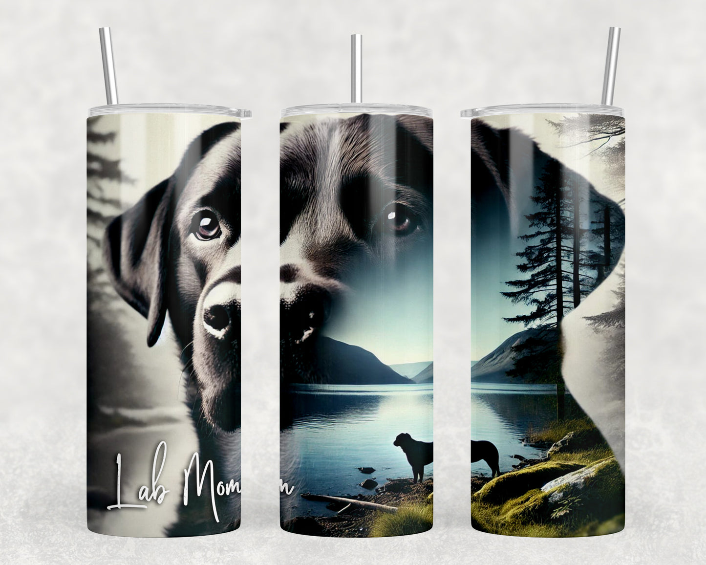 Labrador Dog 20oz Skinny Tumbler - 379