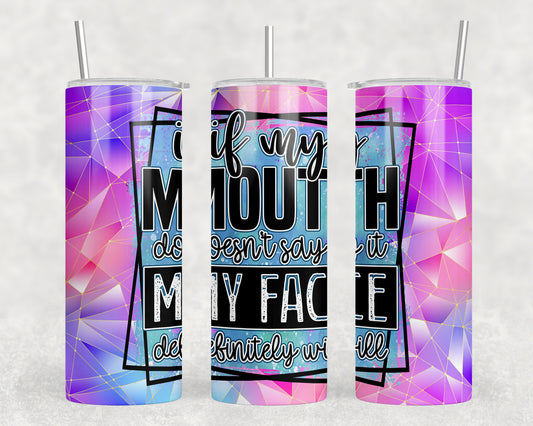 Funny 20oz Skinny Tumbler - 388