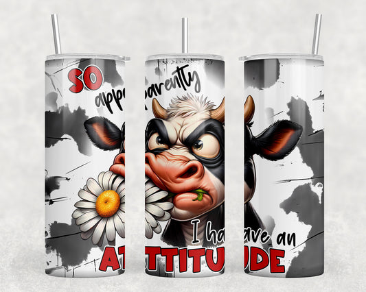 Funny Cow 20oz Skinny Tumbler - 395