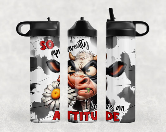 Funny Cow Water Bottle - 395