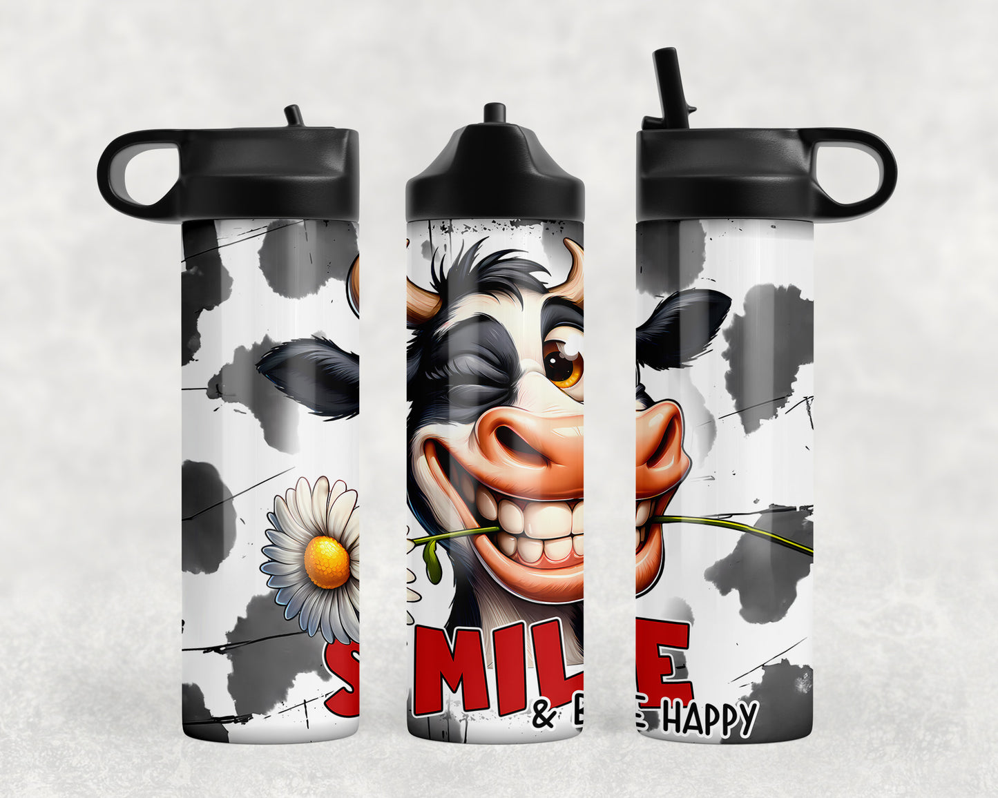 Funny Cow Water Bottle - 398