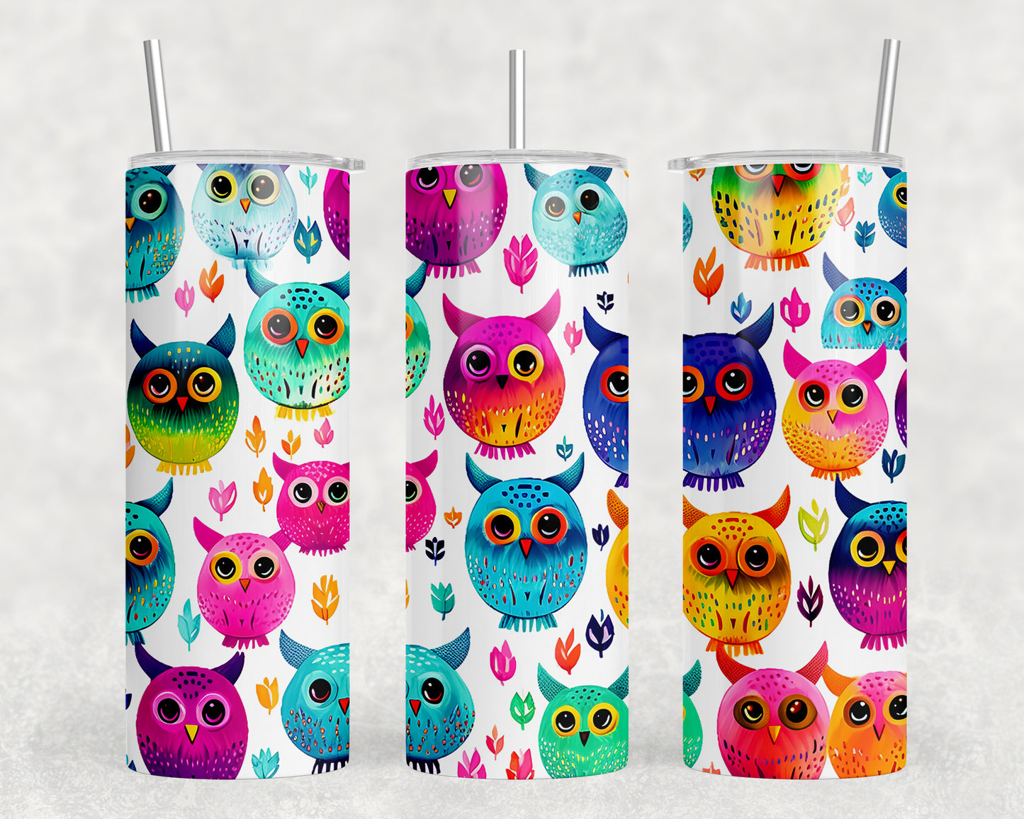 Owls 20oz Skinny Tumbler - 404