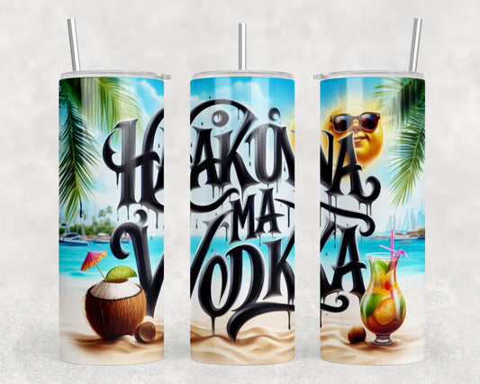 Funny Vodka 20oz Skinny Tumbler - 406