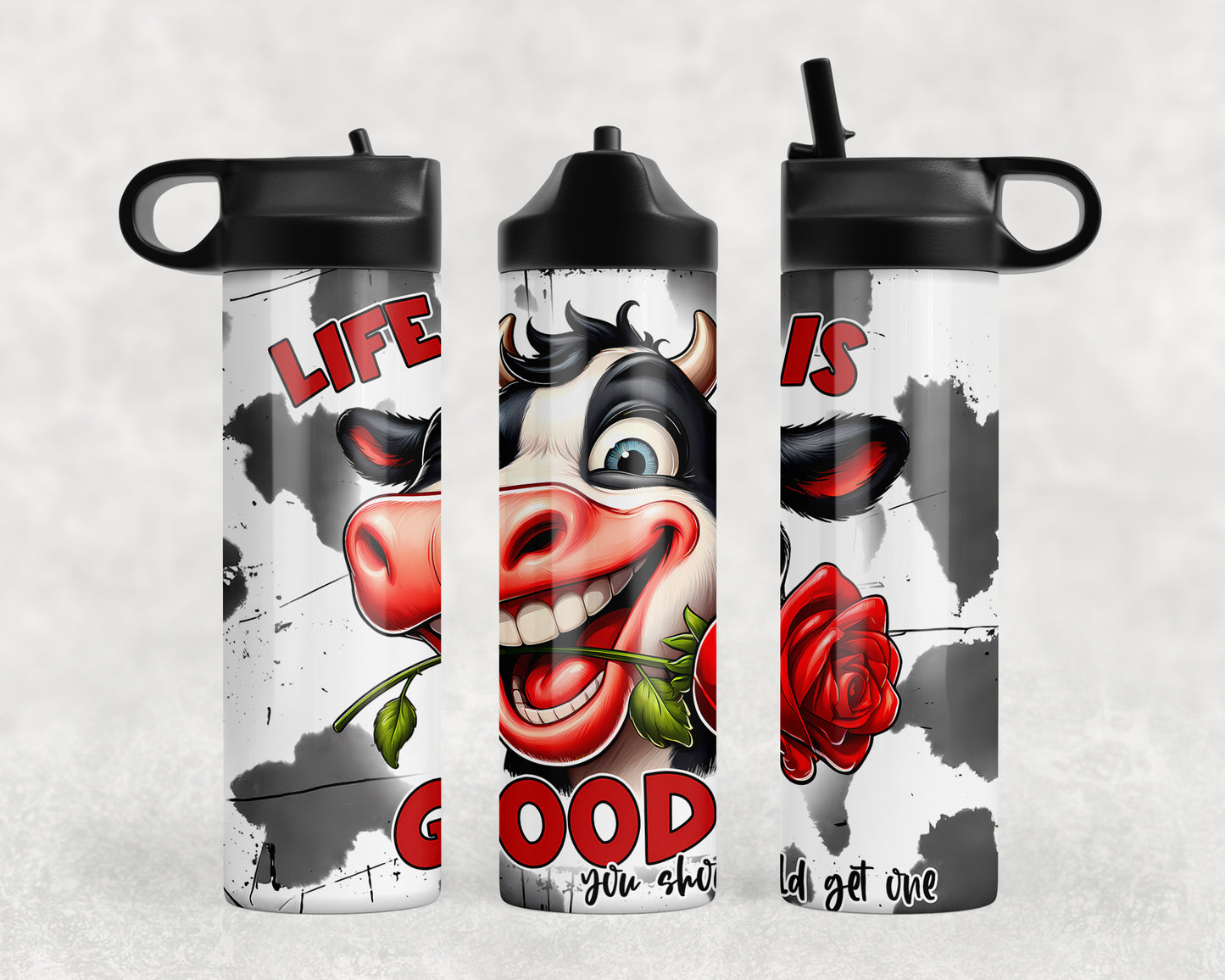 Funny Cow Water Bottle - 407