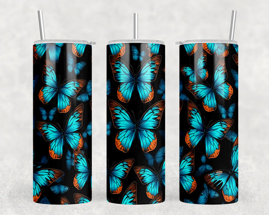 Butterfly 20oz Skinny Tumbler - 409