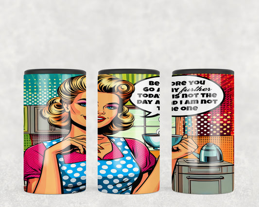 Funny Vintage Housewife 5-in-1 Can Hugger Tumbler - 418