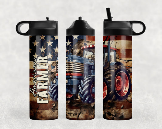 Farmer Tractor Water Bottle - 424