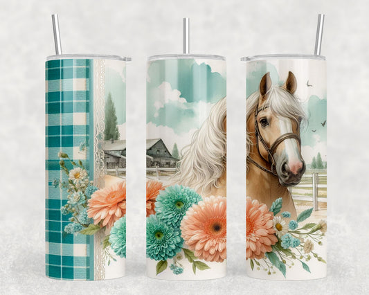 Horse 20oz Skinny Tumbler - 426