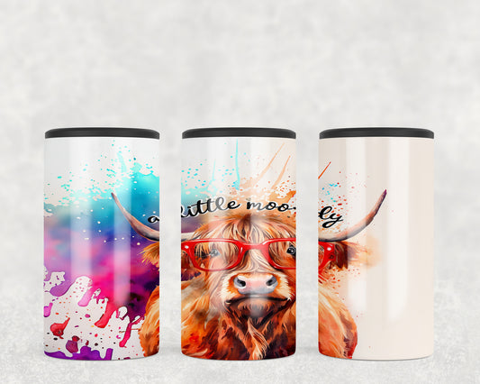 Funny Highland Cow 5-in-1 Can Hugger Tumbler - 451