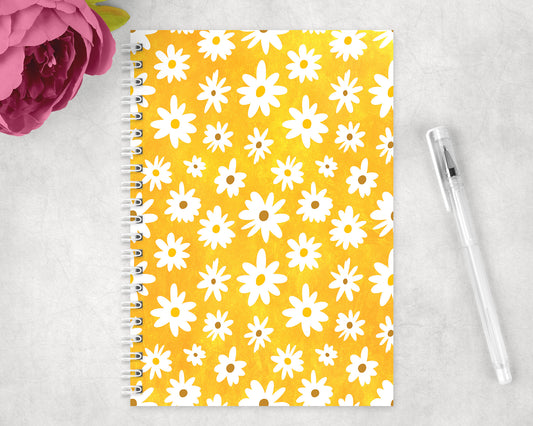 Daisies Spiral Lined A5 Journal - 455