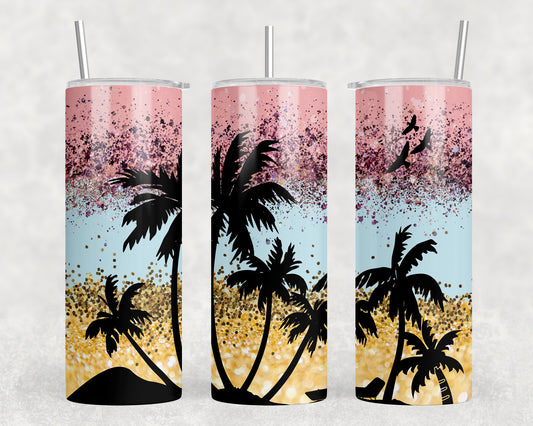 Beach 20oz Skinny Tumbler - 458