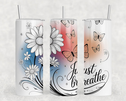 Just Breathe 20oz Skinny Tumbler - 459