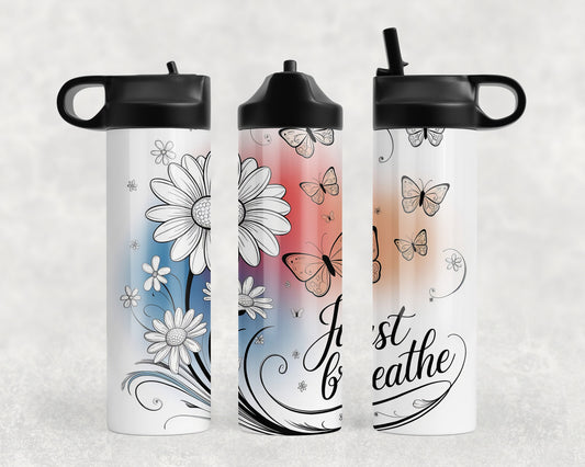 Just Breathe Water Bottle - 459