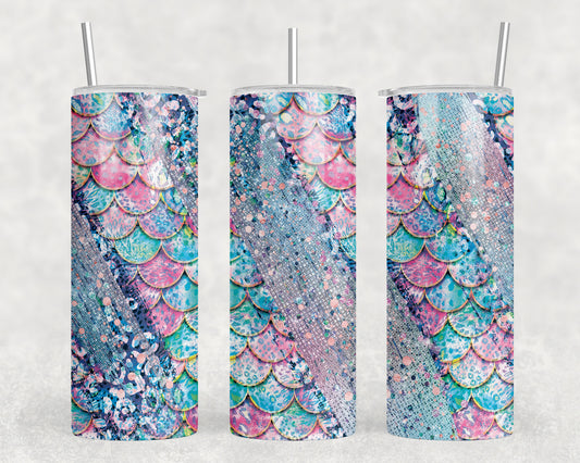 Mermaid 20oz Skinny Tumbler - 463