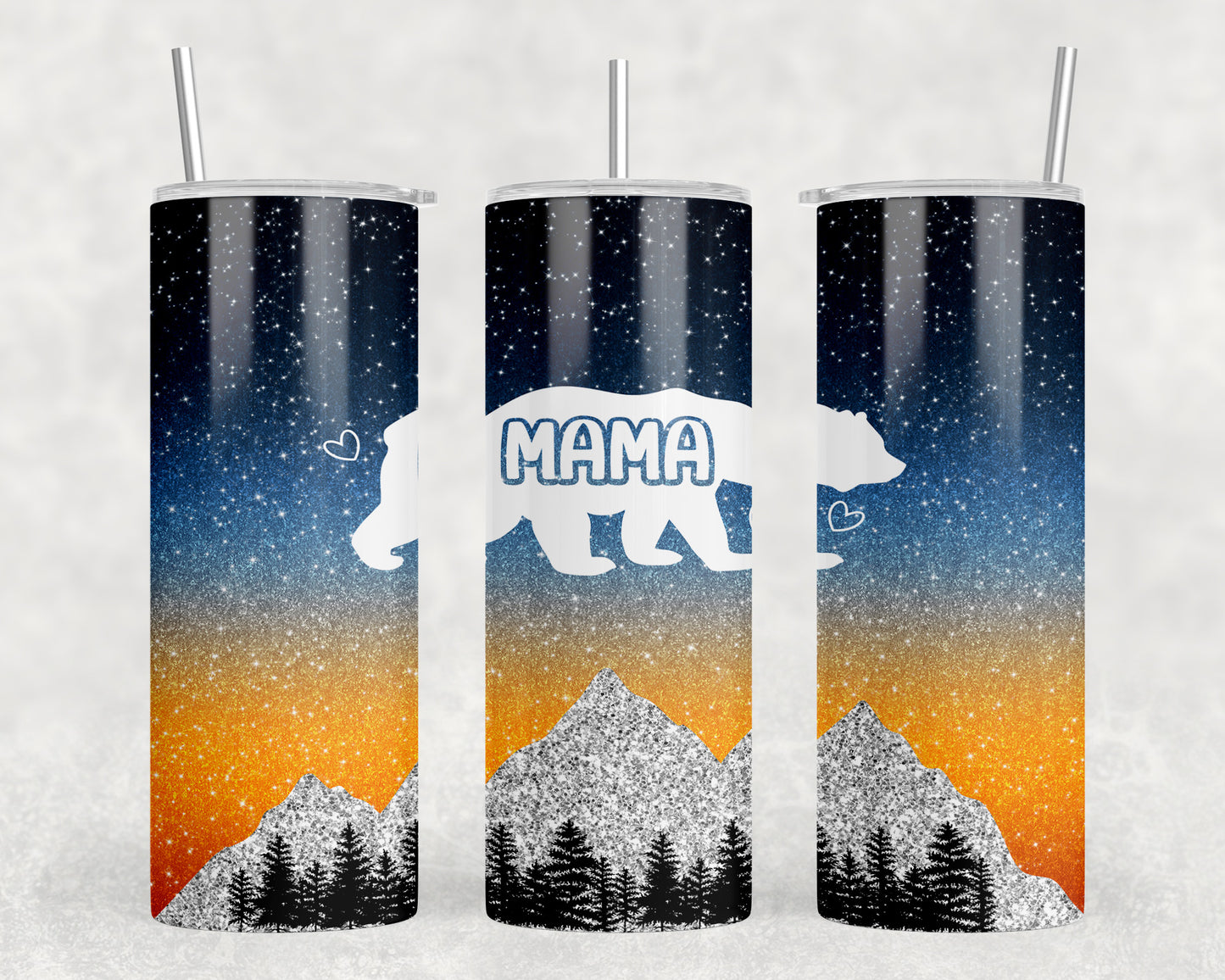 Mama Bear 20oz Skinny Tumbler - 467