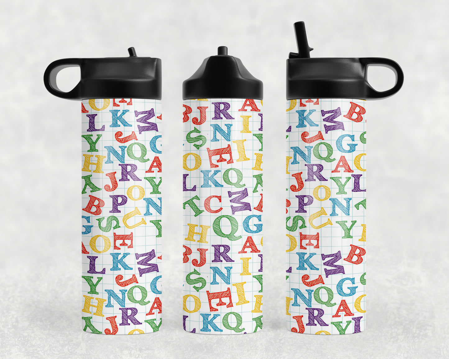 Alphabet Water Bottle - 471