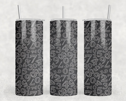 Numbers 20oz Skinny Tumbler - 475