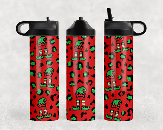 Christmas Elves Water Bottle - 482