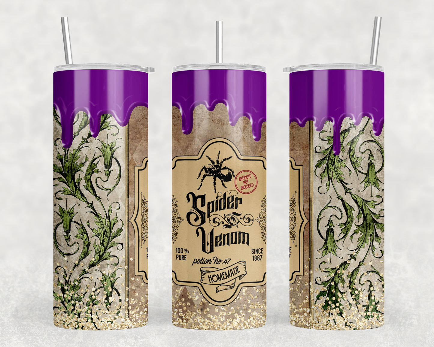 Spider Venom 20oz Skinny Tumbler - 493