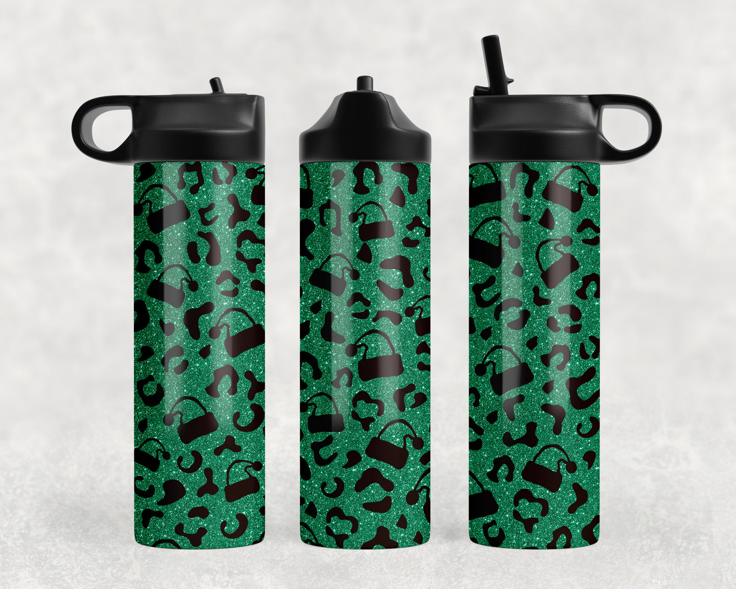 Christmas Hats Water Bottle - 494